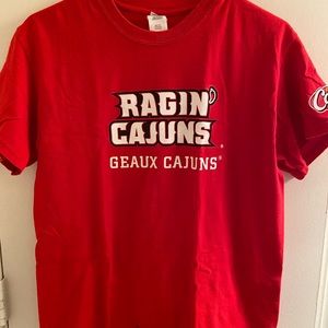 Unisex red Raising Cane’s T-shirt